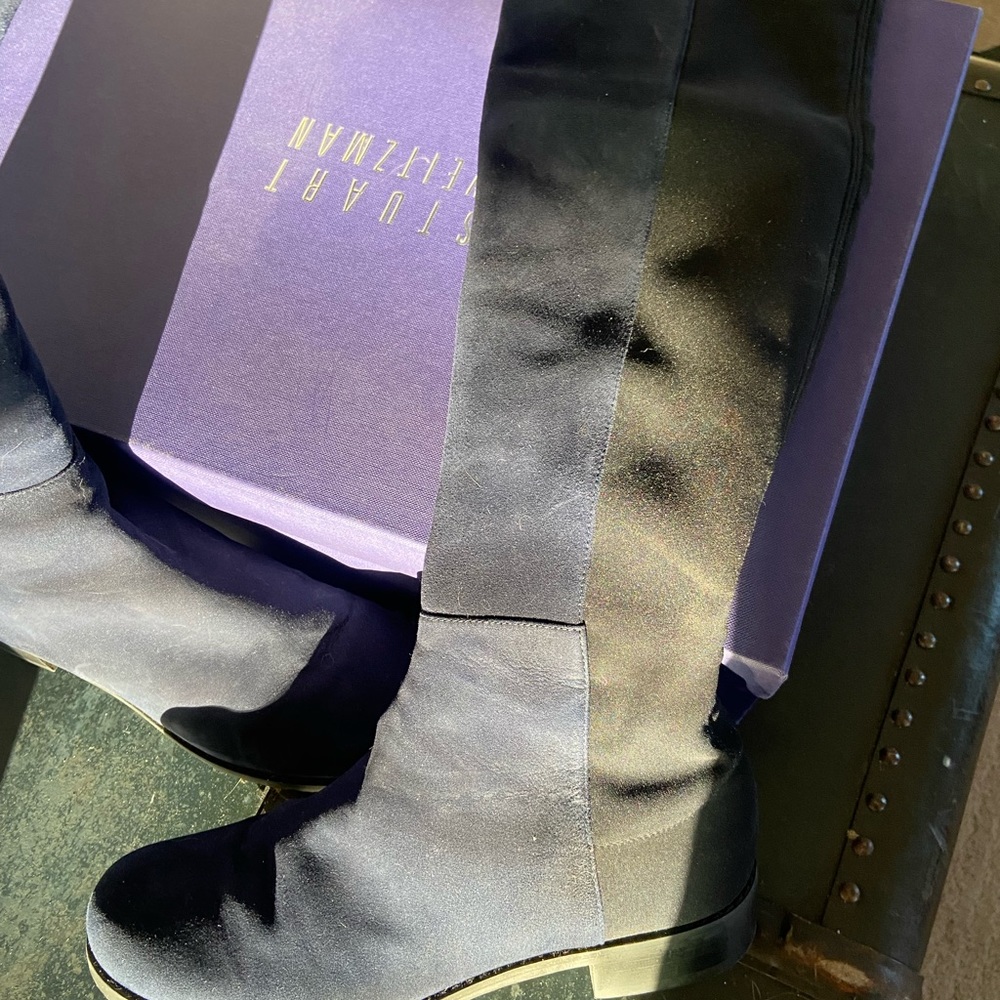Stuart Weitzman Suede Boots - image 1